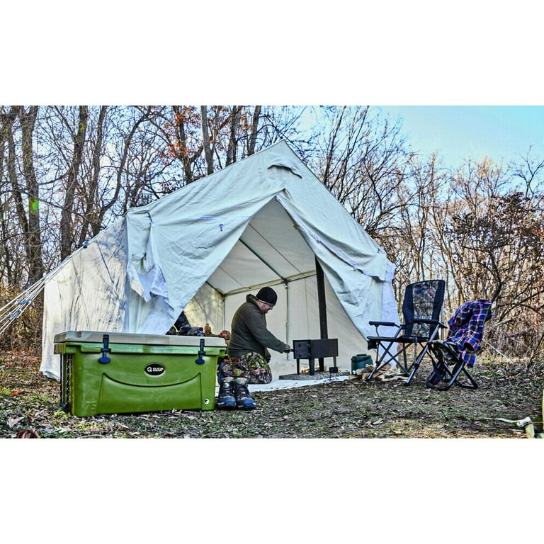 Guide Gear 10x12 Canvas Wall Tent for Hunting Outdoor Camping Waterproof 4 Season Tents Frame Not Included