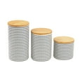 thumbnail image 5 of Mind Reader 3-Piece Canister Set, Sugar Container, Coffee Storage, Lids, Kitchen, Ceramic, 5 of 8