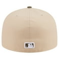 thumbnail image 4 of Men's New Era Light Beige/Olive Chicago Cubs Two-Tone Color Pack A-Frame 59FIFTY Fitted Hat, 4 of 5