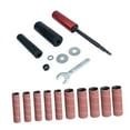 thumbnail image 3 of Kit de manguitos de goma para tambor de lijado, adaptador de husillo para lijadora de papel de lija de grano 120, herramientas para trabajar la madera, 3 of 8