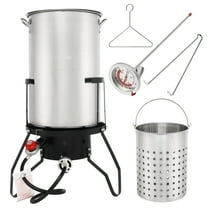 iTopRoad 50 qt 54,000 BTU Stainless Steel Turkey Fryer