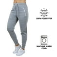 thumbnail image 4 of 4-Pack Womens Loose Fit Fleece Jogger Sweatpants (S-2XL), 4 of 5
