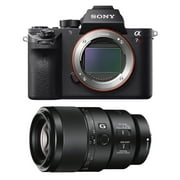 Sony a7R II Mirrorless Interchangeable Lens Camera Body with 90mm Lens Bundle - Includes Camera and FE 90mm F2.8 Macro G OSS Full-Frame E-Mount Macro Lens