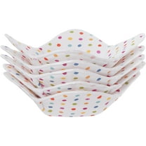 Microwave Bowl Holder Set of 5 Hot Bowl Holders Heat Insulated Microfiber & Sponge Heat Resistant Bowl Cozies for Hot & Cold Food Bowl Holder for Soup, Pasta, Noodles & Rice Bowl