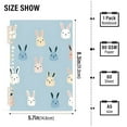 thumbnail image 2 of FORMRS 1-Subject Spiral Notebook 8" x 5" College Ruled 60 Refillable Sheet A5 Hard Cover, Blue Rabbits, 2 of 7