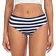 thumbnail image 1 of Balery Navy Blue And White Stripes Ropa Interior de Algodón para Mujer con Dibujo – Braguitas Cómodas y Elásticas, Estilo Clásico-XX-Large, 1 of 6