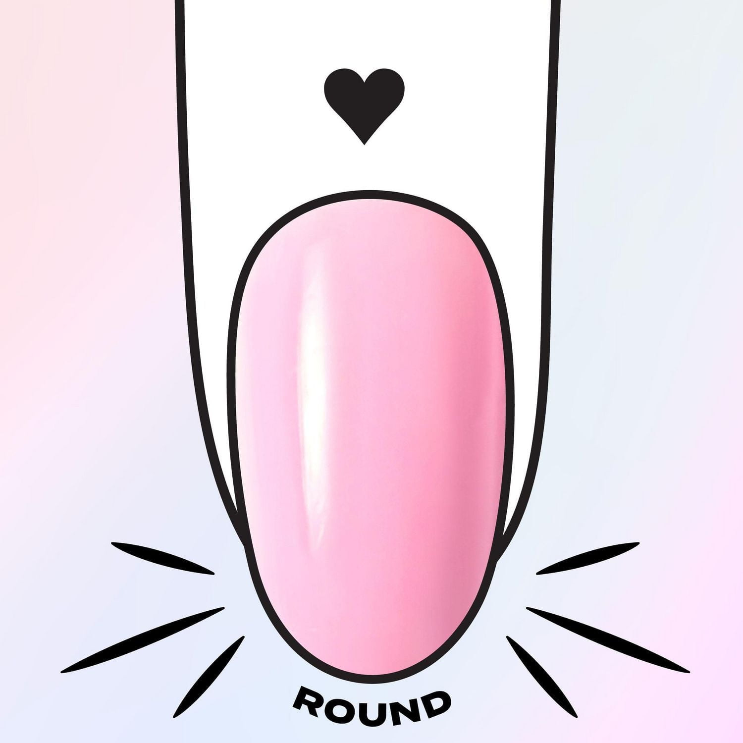 Hard Candy Nail Makeup, 24 press-on nails