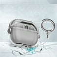 thumbnail image 4 of ELEHOLD for Samsung Galaxy Buds 3 FE 2025/ 3 / 3 Pro Case, Headphone Accessories Clear Premium TPU Wireless Charging Full Protective Case with Carabiner for Women Men,  Black, 4 of 6