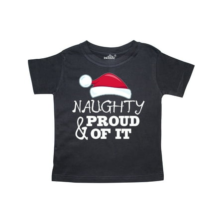 

Inktastic Naughty and Proud of it-Santa s list Gift Toddler Boy or Toddler Girl T-Shirt