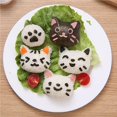 thumbnail image 3 of Monstrate Cat-Juego de moldes para bolas de arroz, fabricante de Sushi, encantador sándwich antiadherente, herramienta de bricolaje, utensilios Mostrada, 3 of 6