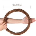 thumbnail image 2 of 2-Pack 30cm Rattan Wreath Frames, DIY Base for Hanging Door Craft Decor and Seasonal Arrangements, 2 of 6