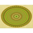 thumbnail image 1 of Ahgly Company Indoor Rectangle Patterned Dark Golden Rod Brown Area Rugs, 5' x 8', 1 of 6