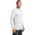 thumbnail image 4 of Port & Company Long Sleeve Essential T-Shirt. White. 3XL., 4 of 4