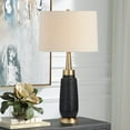 thumbnail image 2 of Uttermost Spyglass Black Wood Grain Table Lamp, 2 of 7