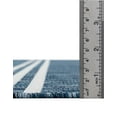 thumbnail image 3 of Jill Zarin Outdoor Collection Area Rug - Anguilla (7' 10" x 10' Oval Blue/Ivory), 3 of 7