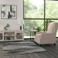 thumbnail image 3 of BizChair Modern Contemporary Area Rug, Grey Black White (5 Feet x 7 Feet), 3 of 7