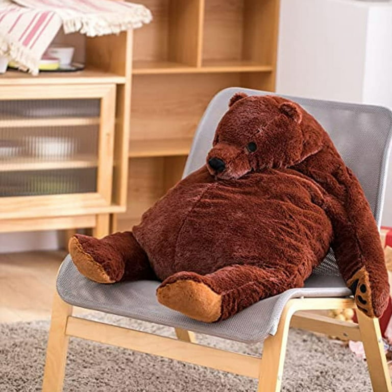 Jumbo Official IKEA Djungelskog Brown Grizzly Bear Plush Soft