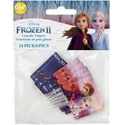 Wilton Frozen 2 Anna Elsa Olaf Cupcake Toppers Set of 24