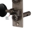 thumbnail image 2 of Golden Age Restoration Tuners for 12-String Slotted Peghead Guitar, Relic nickel with black knobs, 2 of 2