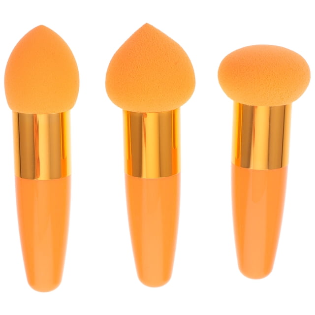 MasteelfCA 3pcs Foundation Makeup Sponge Brush Facial Cosmetic Puff Pens Makeup Applicator