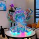 thumbnail image 1 of Fiudx Decoraciones navideñas para interiores Adorno navideño de ciervo con luz mágica de explosión navideña 2023, regalo original de Navidad, regalo de exhibición, regalo de Navidad, 1 of 6