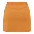 thumbnail image 4 of ZACPNCV Girl's Skorts Tummy Control Skorts Dressy Casual High Waist Athletic Shorts Skirts Orange 10-11 Years, 4 of 7