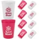 thumbnail image 1 of KAKOWELY 10 vasos de plástico para bebidas y zumos, ideal para fiestas de discoteca., 1 of 3