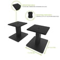 thumbnail image 2 of Kanto SP6HD Soportes universales para altavoces de escritorio - 6 pulgadas - Paquete de 2 - Acero (negro), 2 of 5