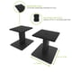 thumbnail image 2 of Kanto SP6HD Soportes universales para altavoces de escritorio - 6 pulgadas - Paquete de 2 - Acero (negro), 2 of 5