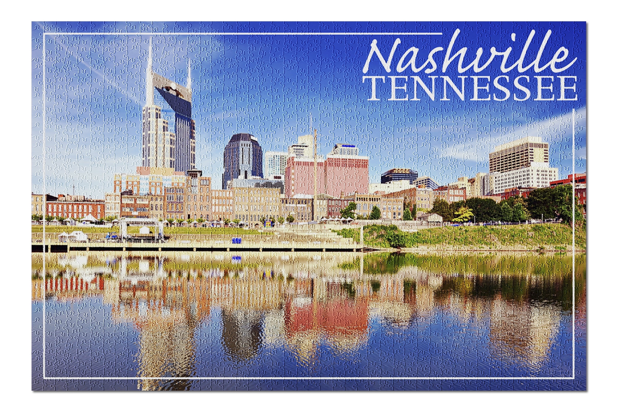 Nashville, Tennessee Day (20x30 Premium 1000 Piece Jigsaw Puzzle