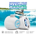 thumbnail image 2 of Altavoces Wakeboard Tower DS18 NXL-PS6BK de 2 vías y 300 W con RGB, 2 of 9