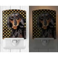 thumbnail image 2 of Caroline's Treasures SC9174CNL Dachshund Candy Corn Halloween Portrait Ceramic Night Light, 6x4x3", multicolor, 2 of 2