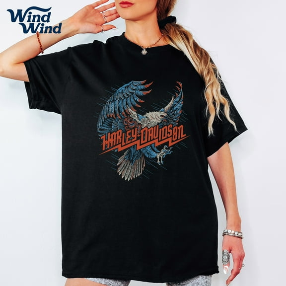 Limited Edition Harley Davidson Screamin' Eagle Vintage 90s Bootleg T-Shirt – Retro Biker Graphic Tee for Men and Women, Unisex S–5XL