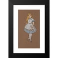 thumbnail image 2 of William Penhallow Henderson 10x14 Black Modern Framed Museum Art Print Titled - Alice (Costume Design for Alice-In-Wonderland, 1915) (1915), 2 of 5