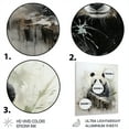 thumbnail image 3 of Designart "Panda Animal Asian Painting I" Asian Metal Art Living Room, 3 of 5