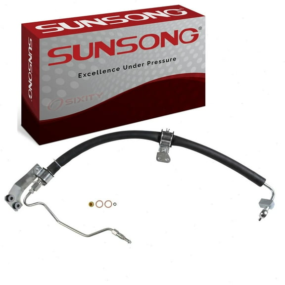 Sunsong Pump To Rack Power Steering Pressure Line Hose compatible with Nissan Altima 2.5L L4 2007-2012