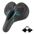 thumbnail image 2 of jinwen Mountain Bike Seat Non Slip Shock Absorbing Widen Thickened Long Distance Riding Blue, 2 of 5