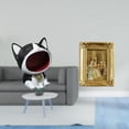 thumbnail image 2 of Figura de resina de gato con marco de fotos, soporte de exhibición, centro de mesa decorativo para dormitorio, sala de estar, mesa, escritorio, oficin, 2 of 8