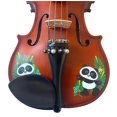 thumbnail image 4 of Rozanna's Panda Bear Violin w Stravinsky Quote Brazilwood Bow Case Crystal Fine Tuners Rosin,Strings Set Up, 4 of 5