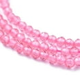 thumbnail image 2 of 3Strand Glass Beads Strands Imitation Quartz Faceted Round Pearl Pink 2mm Hole: 0.5mm 175pcs/strand 14.9 inch(38cm) DIY DIY, 2 of 4