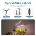 Tysrjsv LED Grow Light for Indoor Plants 13.7"35.4" Telescopic Pole