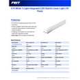 thumbnail image 7 of 4 ft White 1-Light Integrated LED Hybrid Linear Light (10-Pack), 7 of 7