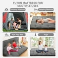 thumbnail image 3 of Accreate Japanese Floor Mattress, Twin Size Futon Mattress 39"x 80", Foldable Floor Bed Mattress Roll Up Portable Sleeping Pad, Kids Floor Play Mat Tatami Mat, 3 of 6