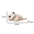 thumbnail image 3 of GROWTH TANK Frog Statue Collectable Decorative Handmade Artwork Tea Pet Ornament for Chinese Side Lying, 3 of 9