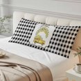 thumbnail image 4 of Yellow Lemon Throw Pillow Covers, Summer Country Truck Floral Botanical Black Plaid Soft Breathable Pillow Cases with Zipper for Sleeping, Long Body Pillowcases for Couch Bed Sofa Chair 20x54 Inches, 4 of 9