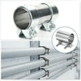 thumbnail image 7 of Exhaust Clamp 2" Stainless Steel Lap Joint Band Clamp Exhaust Pipes Connection with M10 Screws for Car Muffler Elbow Pipes, 7 of 7