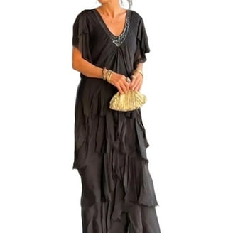 Girls 7-20 Speechless Glitter Tiered Flutter Sleeve Dress in Regular and  Plus Size Color: Gold Size: 16 - Walmart.com