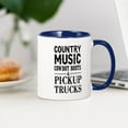 thumbnail image 3 of CafePress - Country Music, Cowboy Boots & Pickup Trucks Mugs - 11 oz Ceramic Mug - Novelty Coffee Tea Cup, 3 of 4