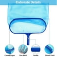 thumbnail image 4 of Upgraded Pool Skimmer Net Heavy Duty Leaf Rake & Pond Swimming Pool Cleaner Supplies Professional Heavy Duty Pool Leaf Rake Fine Mesh Frame Net, 4 of 10
