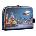 thumbnail image 2 of Standing Pencil Case with Base Large Capacity Stationery Pouch Pen Bag with Zipper for Women Men Christmas Night Scene, 2 of 7